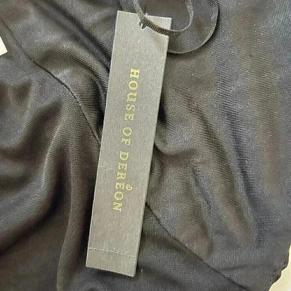 House of Deréon - Vintage Beyonce Black Silk Halter Top - NWT - Size L - Picture 7 of 7